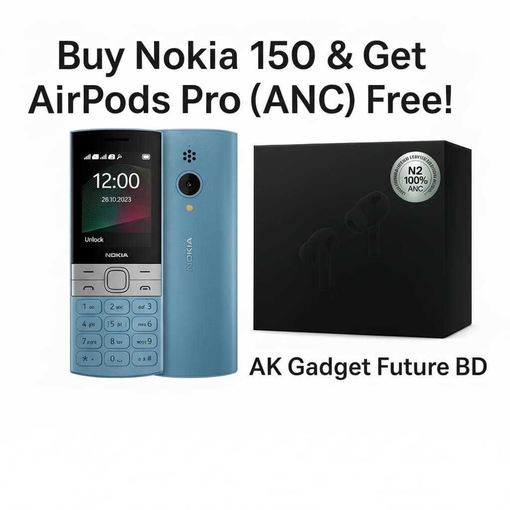 Nokia 150 + AirPods Pro (ANC) Free!